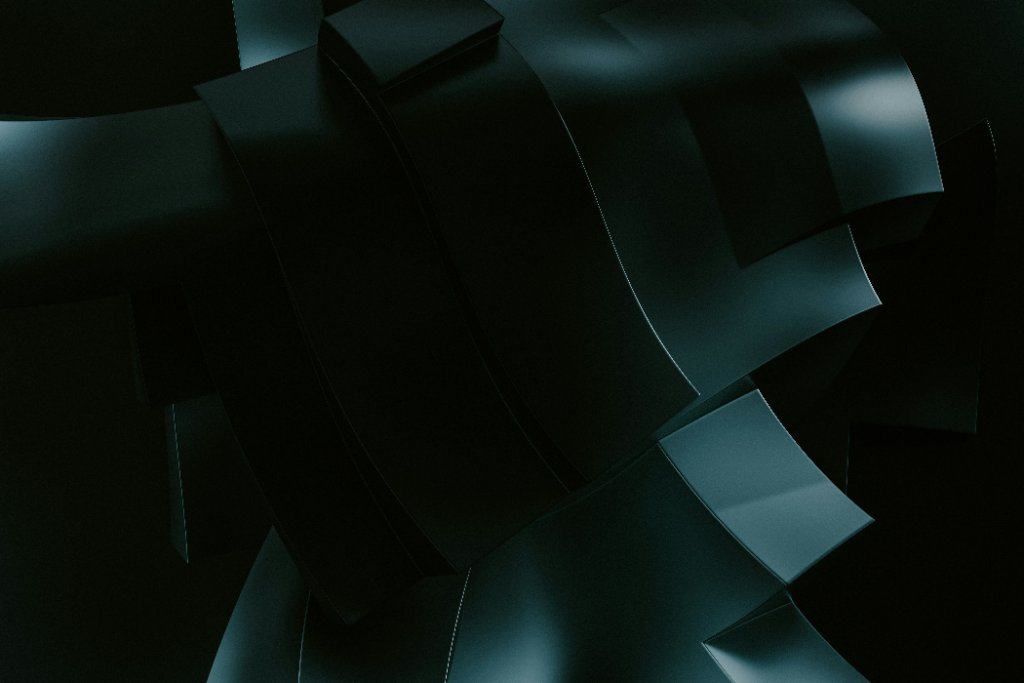 Formas abstractas oscuras - tecnología